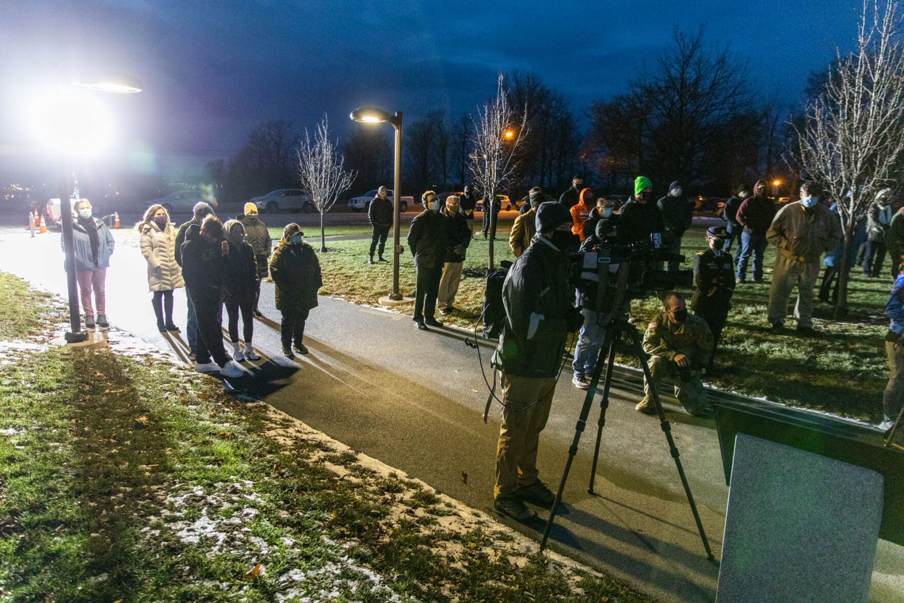 Community gathers to remember slain soldier
